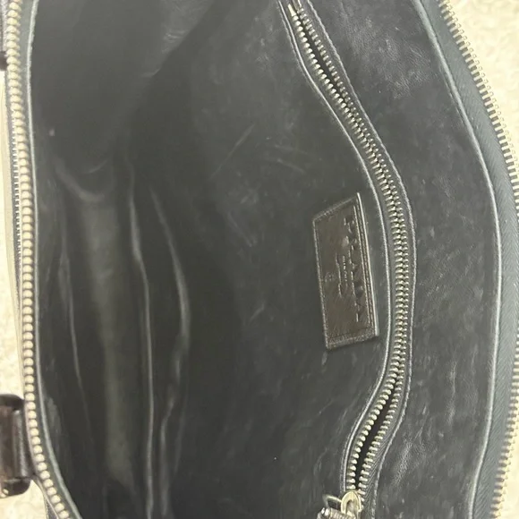 Prada Aged Saffiano Leather Vertical Briefcase Bag - Picture 11 of 16